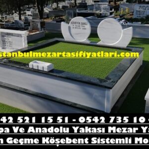 Çift Kişilik Baş Taşı Cnc Kesim Mezar