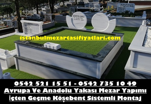 Çift Kişilik Baş Taşı Cnc Kesim Mezar
