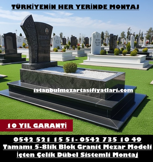 A-12 Paradiso ve Absolute Black Granit Mezar - Anadolu Kavağı Mezar Taşı Fiyatı
