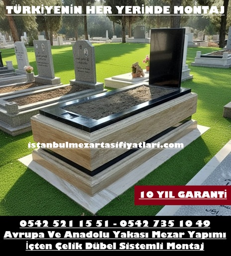 L14 Traverten Mezar Modeli – İstanbul Mezar Yapımı Fiyatı