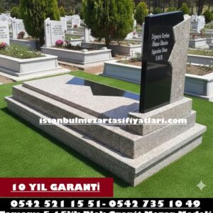 G112 Geçme Kapaklı Granit Mezar Modeli – Beşiktaş Mezar Yapımı Fiyatları