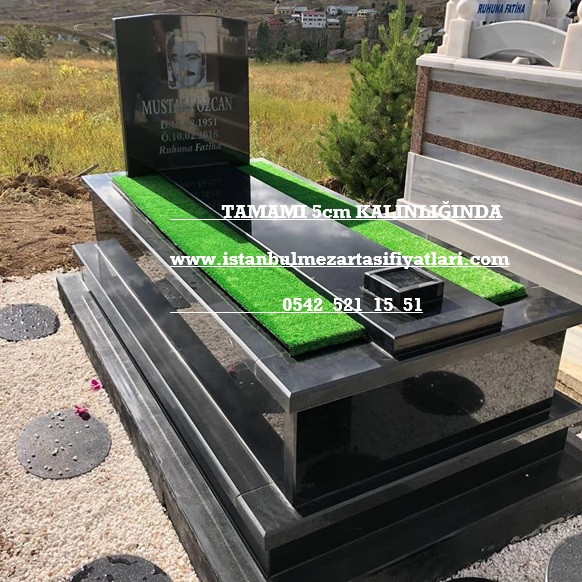 G108 Absolute Black Ara Kapaklı Mezar Modeli – Bahçelievler Mezar Yapımı Fiyatları - Görsel 5