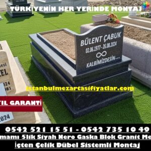 G-19 Nero Gaska Granit Mezar - Granit Mezar Fiyatları İstanbul