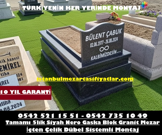 G-19 Nero Gaska Granit Mezar - Granit Mezar Fiyatları İstanbul