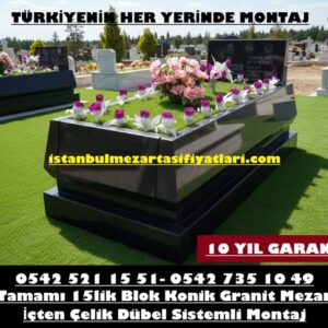 G65 Granit Mezar Modeli Fiyatı - İstanbul Mezar Yapım Fiyatları