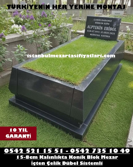 G44 Granit Konik Blok Mezar Modeli – Esenler Mezar Yapımı Fiyatı