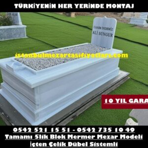 Y15 Sade Mermer Mezar – Kandıra Mezar Taşı Fiyatları