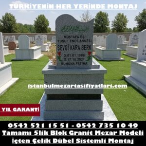 G4 Beta Granit Mezar Modeli - İstanbul Mezar Fiyatları