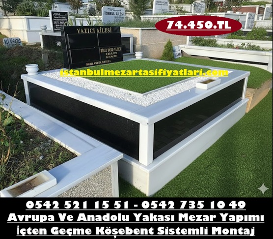 Çift Kişilik Baş Taşı Gövde Granit Mezar