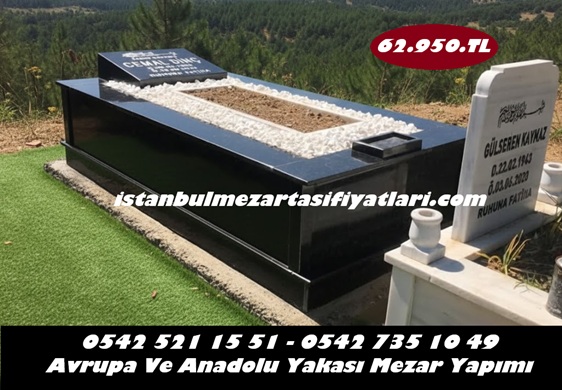 Tek Kişilik Abide Baş Taşı Granit Mezar - Granit Mezar Modelleri - Görsel 2