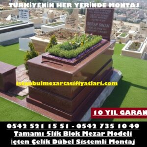 L27 Bordo Granit Mezar Modeli – Gebze Mezar Taşı Fiyatı