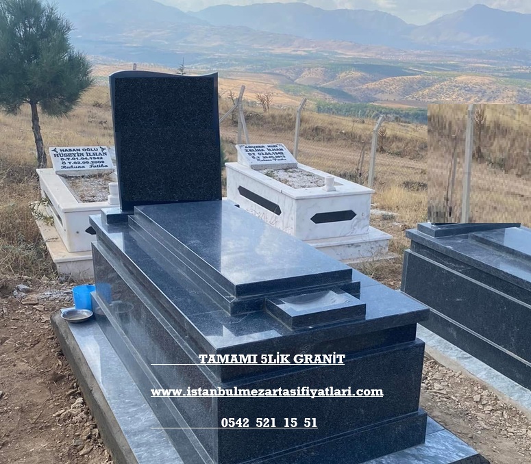 B11 Nero Gaska Kapaklı Granit Mezar – Arnavutköy Mezar Taşı Fiyatları - Görsel 2